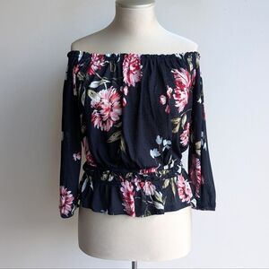 NWT Dynamite Floral Off The Shoulder Top
